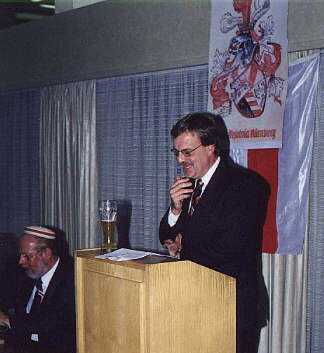 AH Michael Cantzler bei seiner Festrede auf dem 93. Stiftungsfest