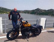 Hubert Fickel und seine Harley